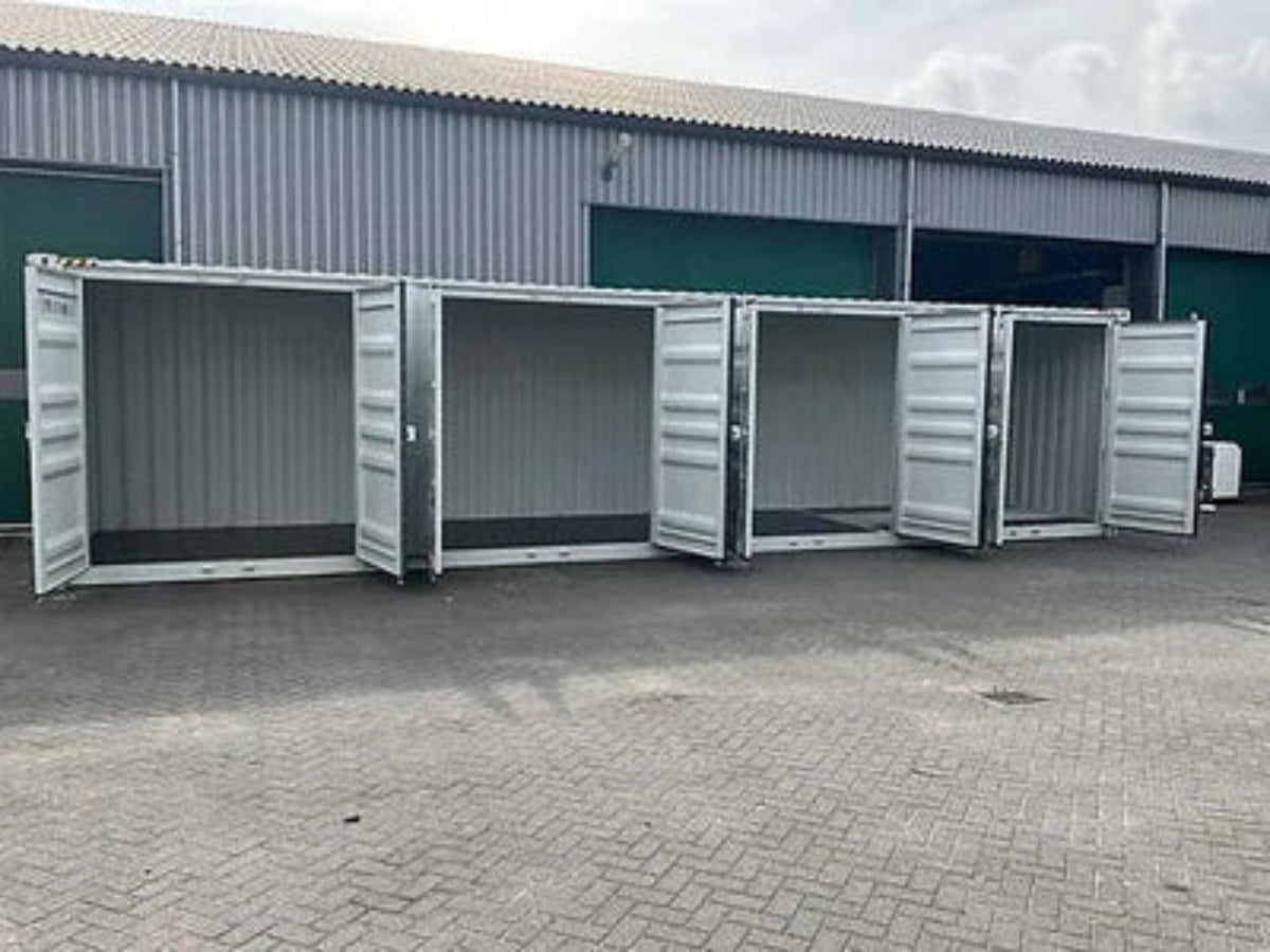 40-Fuß-HC-Versandcontainer mit seitlichen Öffnungen