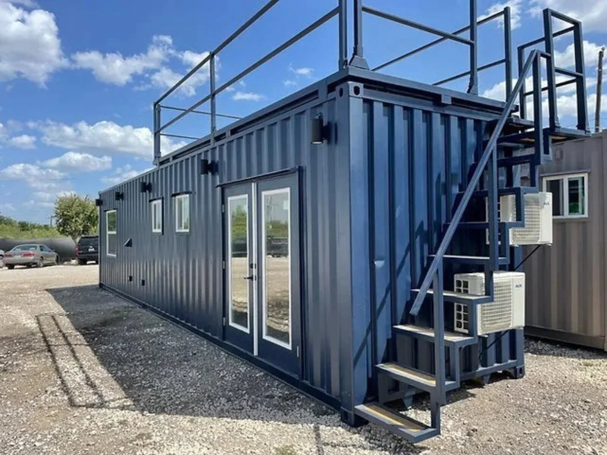 40-Fuß-Containerhaus – versandfertig