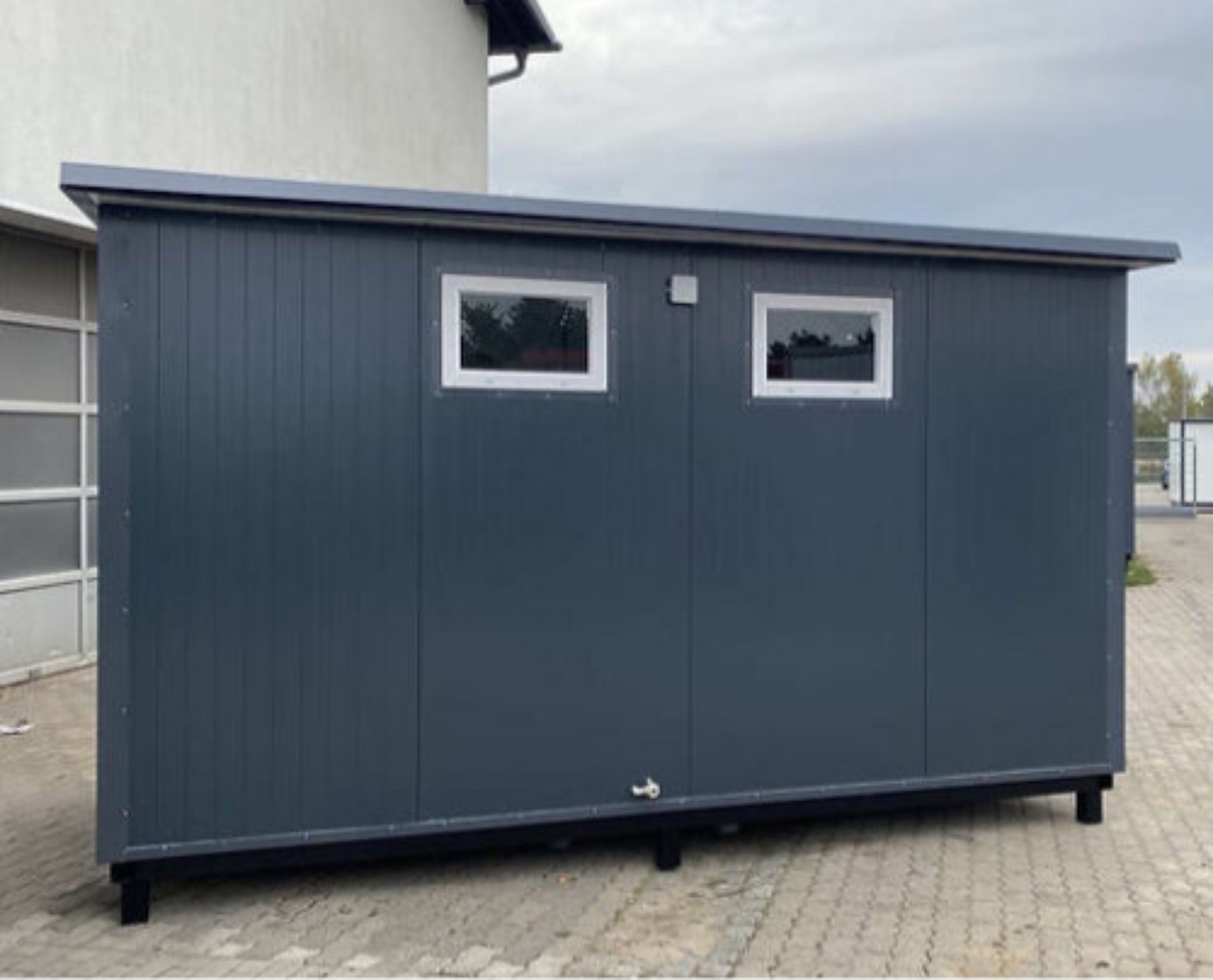 4x2M SANITÄRCONTAINER DOPPEL-WC MIT DUSCHE